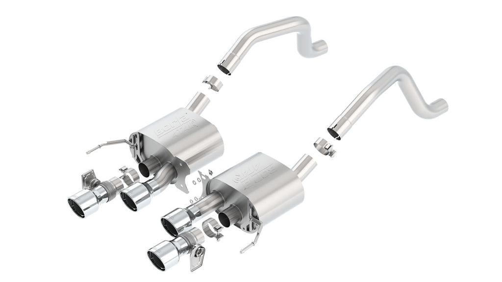 Borla 2015-2019 Chevrolet Corvette Z06 Axle-Back Exhaust System ATAK Part # 11903