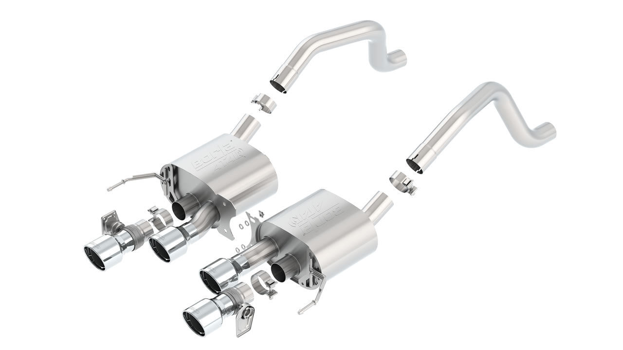 Borla 2015-2019 Chevrolet Corvette Z06 Axle-Back Exhaust System ATAK Part # 11903