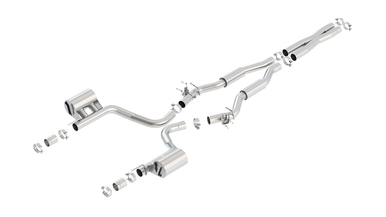Borla 2015-2023 Dodge Challenger SRT Hellcat Cat-Back Exhaust System S-Type Part # 140642