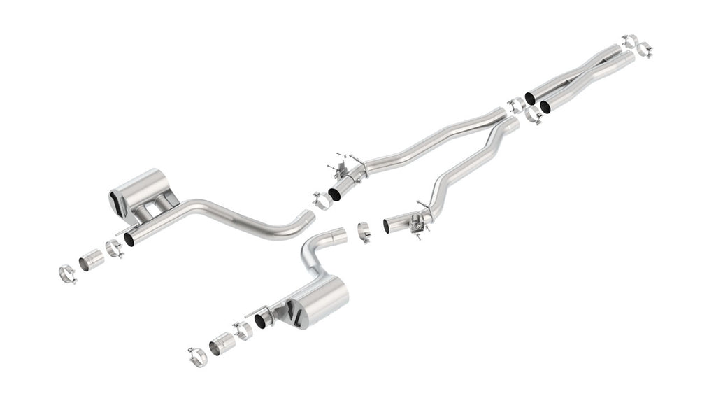 Borla 2015-2023 Dodge Challenger SRT Hellcat Cat-Back Exhaust System ATAK Part # 140646