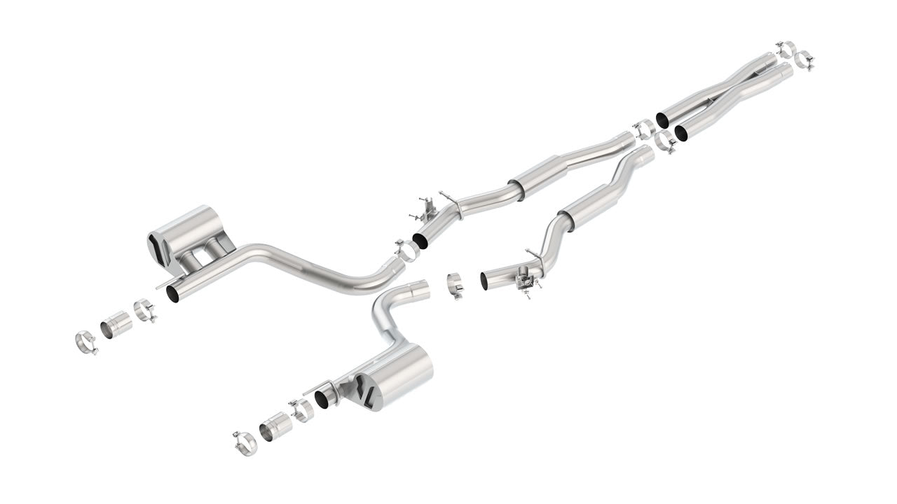 Borla 2015-2023 Dodge Challenger SRT Hellcat Cat-Back Exhaust System S-Type Part # 140647
