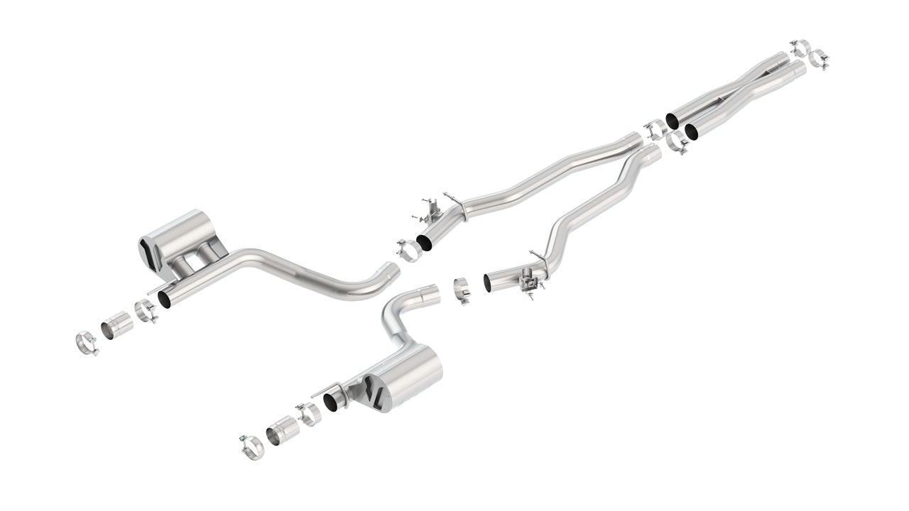 Borla 2015-2023 Dodge Challenger SRT Hellcat Cat-Back Exhaust System ATAK Part # 140648