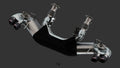 Borla 2020-2025 Chevrolet Corvette Stingray Cat-Back Exhaust System ATAK Carbon Fiber Tips  Part # 140839CF