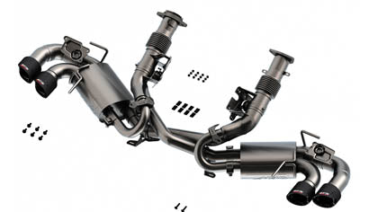 Borla 2020-2025 Chevrolet Corvette Stingray Cat-Back Exhaust System ATAK Carbon Fiber Tips  Part # 140839CF