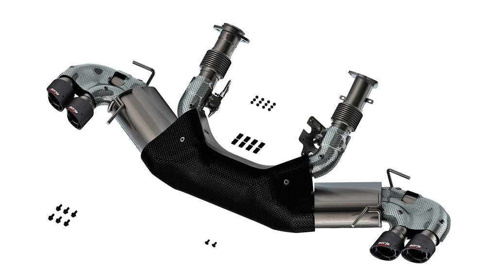 Borla 2020-2025 Chevrolet Corvette Stingray Cat-Back Exhaust System Carbon Fiber Tips Part # 140841CF