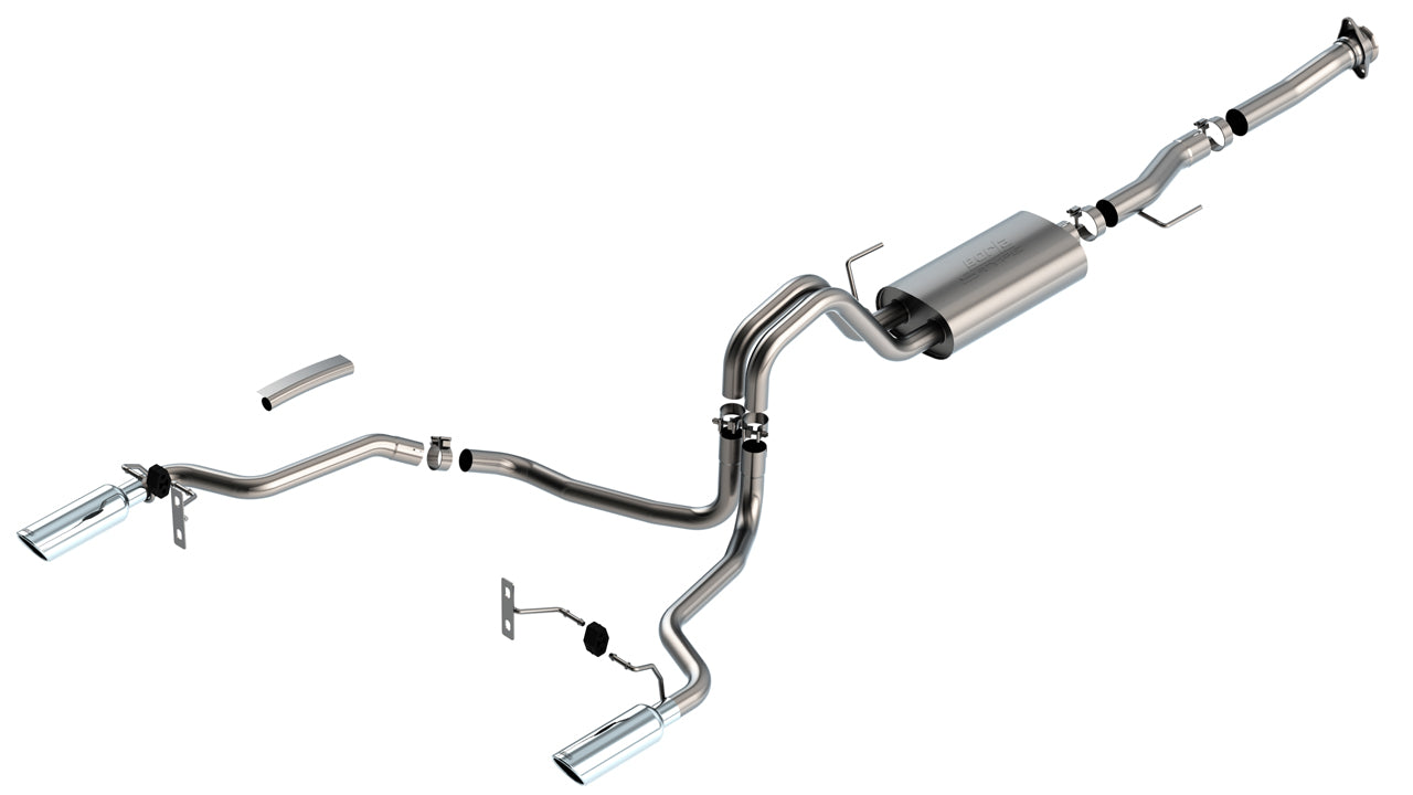 Borla 2021-2025 Ford F-150 Cat-Back Exhaust System S-Type Part # 140868