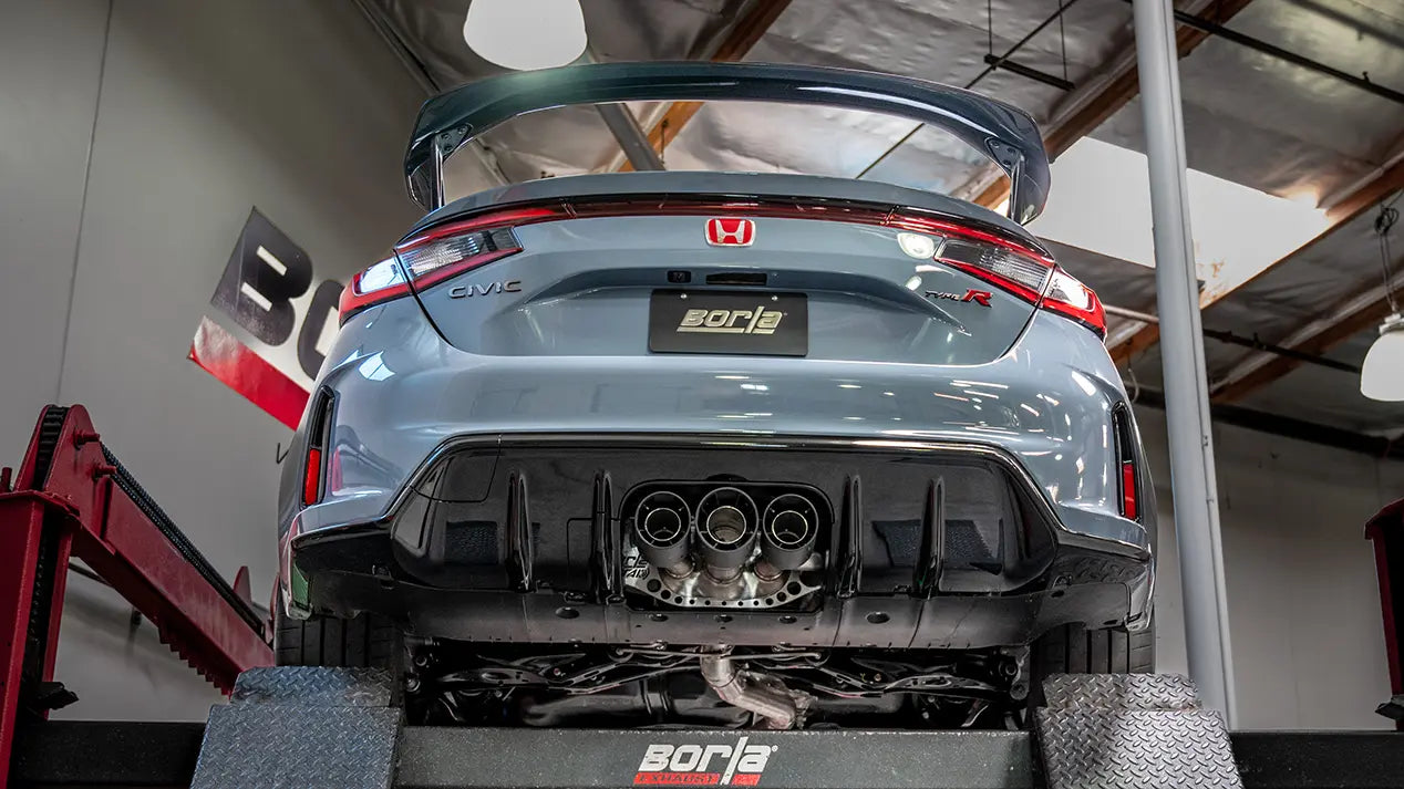 Borla ATAK 23-25 Honda Civic Type R Cat-Back Exhaust System Part # 140927CFBA