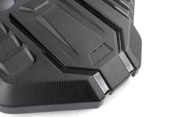 Dinan Matte Carbon Fiber Engine Cover - 2021-2026 BMW M2/M3/M4 Part #  D590-0005-B