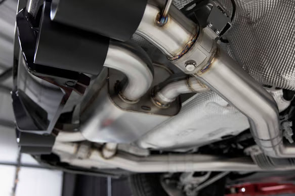 Dinan Valved Axle-Back Exhaust - 2021-2026 BMW M3/M4 Part #  D660-0093-BLK