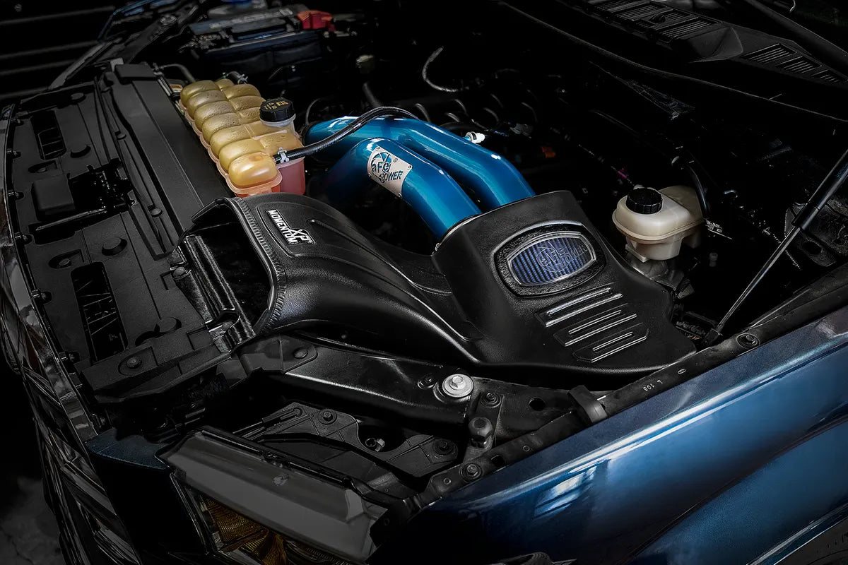Momentum XP Cold Air Intake System - Blue w/Pro 5R Filter Ford F-150 15-20 V8-5.0L Part Number 50-30024RL
