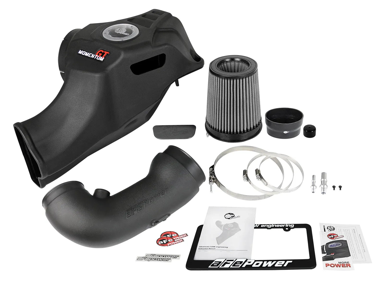 Momentum GT Cold Air Intake System w/Pro DRY S Filter 50-70033D Ford Mustang GT 18-23 V8-5.0L