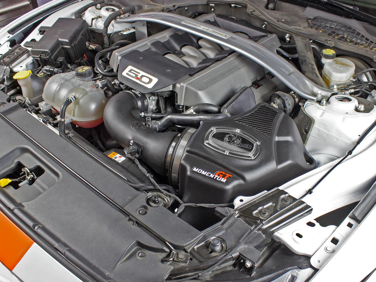 Momentum GT Cold Air Intake System w/Pro DRY S Filter Ford Mustang GT 15-17 V8-5.0L Part Number 51-73203