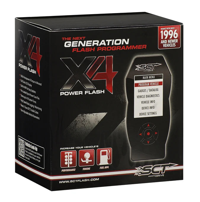 SCT Performance 7015 - X4 Power Flash Programmer Pre Loaded Ford Models
