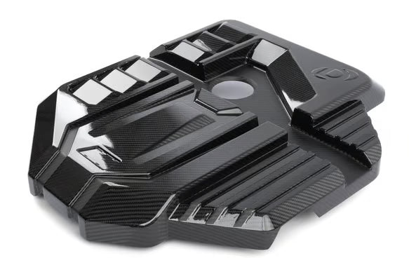 Dinan Gloss Carbon Fiber Engine Cover - 2021-2026 BMW M2/M3/M4 Part #  D590-0005