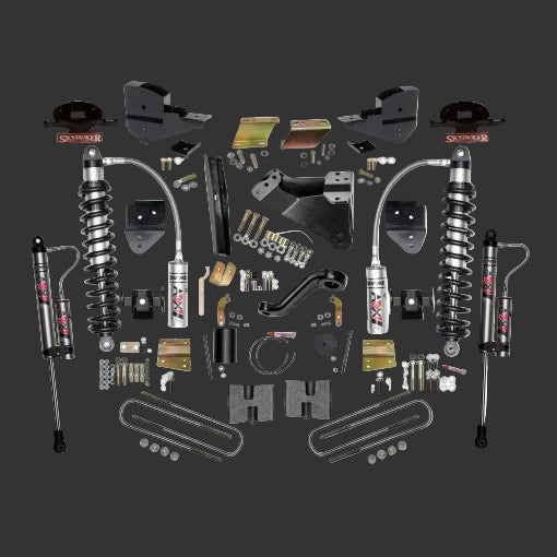 SKYJACKER 2023-25 Ford F250/350 Superduty 6 in. ADX 2.5 Remote Reservoir Coilover Suspension Lift Kit With Rear Blocks F2361K