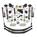 SKYJACKER 2023-25 F250/350 Superduty 6 in. ADX 2.5 Remote Reservoir Coilover Suspension Lift Kit With Rear Leaf Springs F2361KS