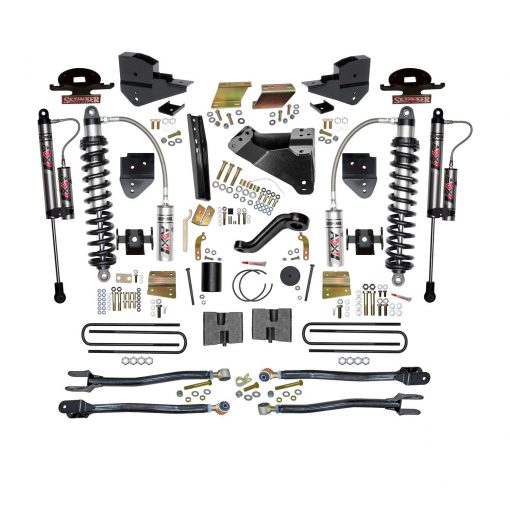 SKYJACKER 2023-25 Ford F250-350 Superduty 6 in. ADX 2.5 Coilover Suspension Lift Kit with 4-Link Conversion and Rear Blocks F23624K