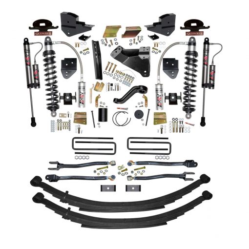SKYJACKER 2023-25 F250/F350 Super Duty 6 in. ADX 2.5 Coilover Suspension Lift Kit with 4-Link Conversion and Rear Leaf Springs F23624KS