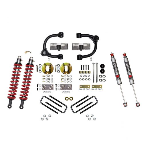 SKYJACKER 2016-2023 Toyota Tacoma 4WD 3 in. Upper A-Arm Kit with Front Coilovers Rear Blocks and M95 Monotube Shocks TC536UM