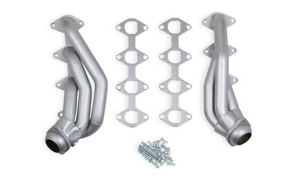 Flowtech Shorty Headers 2005-2010 Mustang 4.6L - Natural Finish  12134FLT