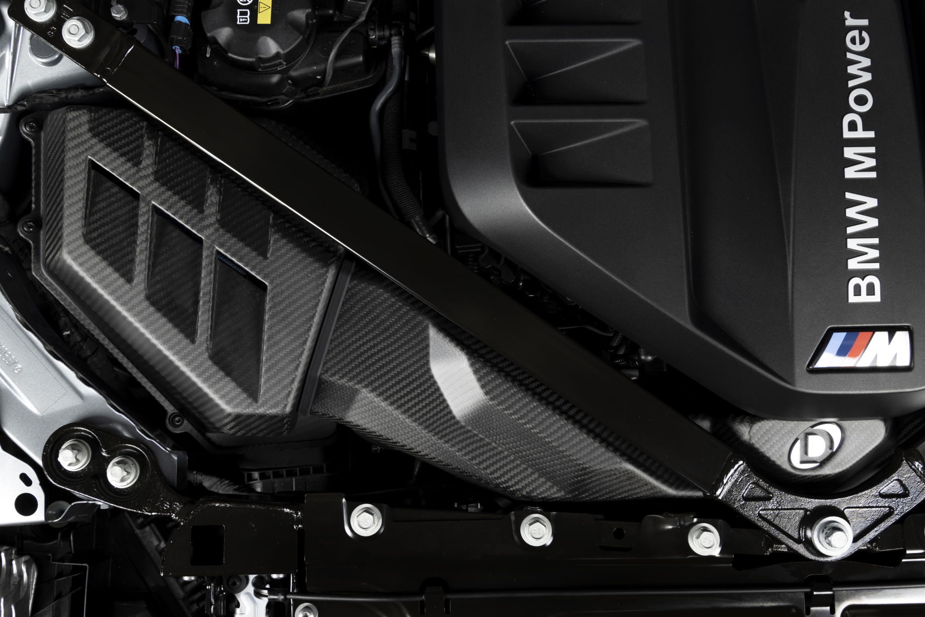 Dinan Matte Carbon Fiber Cold Air Intake - 2021-2026 BMW M2/M3/M4 Part #  D760-0063-B