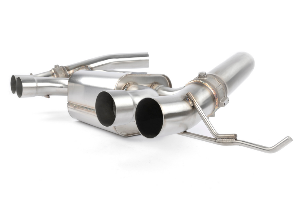 Dinan Valved Axle-Back Exhaust - 2021-2026 BMW M3/M4 Part #  D660-0093-BLK