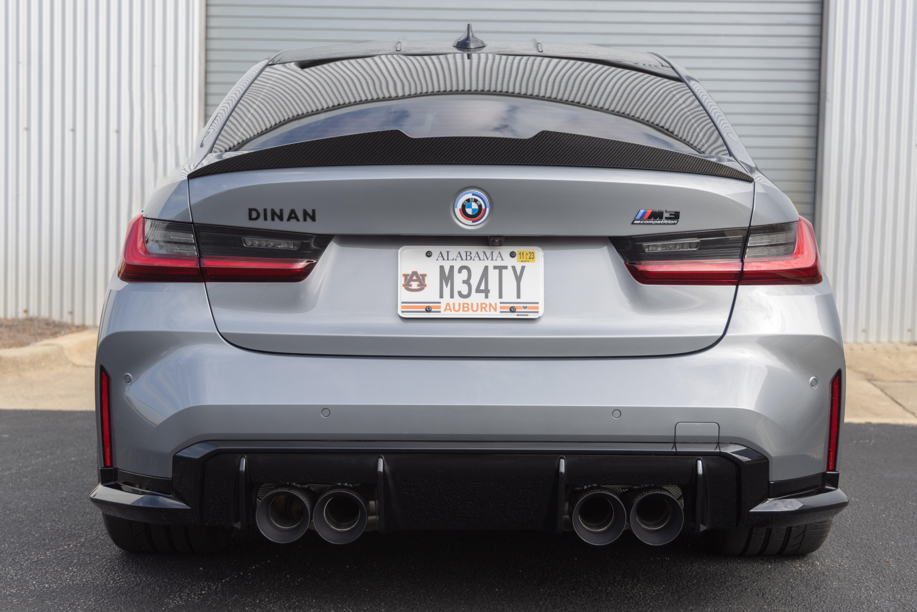 Dinan Valved Axle-Back Exhaust - 2021-2026 BMW M3/M4 Part #  D660-0093-BLK