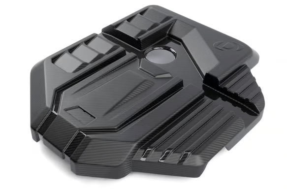 Dinan Matte Carbon Fiber Engine Cover - 2021-2026 BMW M2/M3/M4 Part #  D590-0005-B